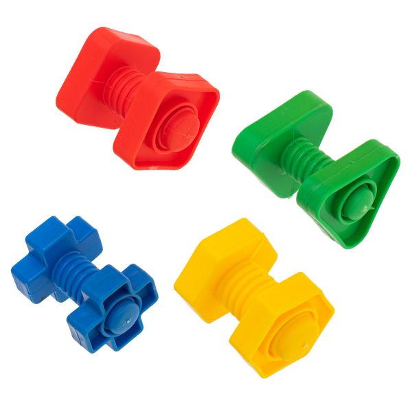 Construction blocks educational montessori screws 30 elements