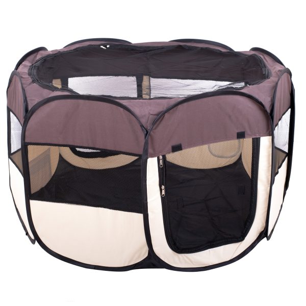Folding dog enclosure 104cm-65cm