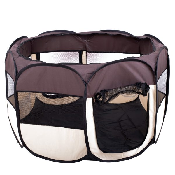 Folding dog enclosure 104cm-65cm skinstars.lt