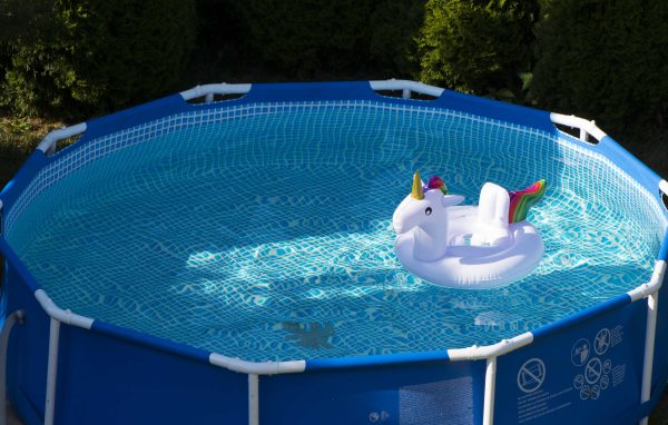 Inflatable wheel for children unicorn with seat 70cm