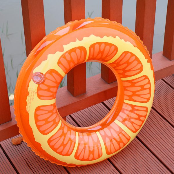 Orange inflatable wheel 90 cm