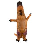 T-REX Giant brown dinosaur inflatable costume 1.5-1.9m
