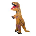 T-REX Giant brown dinosaur inflatable costume 1.5-1.9m