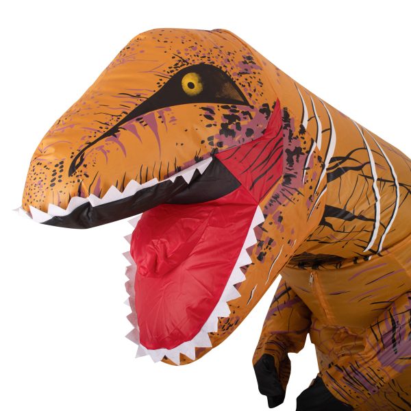 T-REX Giant brown dinosaur inflatable costume 1.5-1.9m