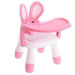 Feeding and play table chair pink