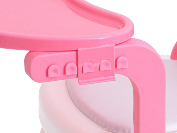 Feeding and play table chair pink