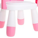 Feeding and play table chair pink