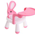 Feeding and play table chair pink