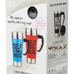 Thermal self-mixing mug with lid 400ml