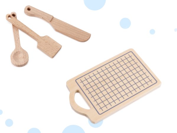 Children's wooden kitchen MDF+ accessories