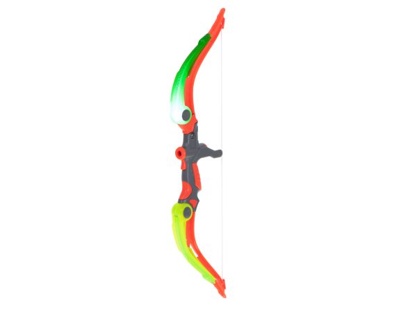 Bow with arrows and target plate shooting set