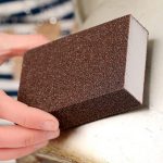 Magic sponge for cleaning tough dirt