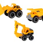Construction machinery set of 3 pieces excavator