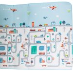 Educational foam mat for children street 180x200cm