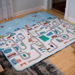 Educational foam mat for children street 180x200cm