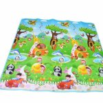 Educational double-sided foam mat marine world 190x170cm
