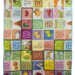 Educational double-sided foam playground mat 180x120cm