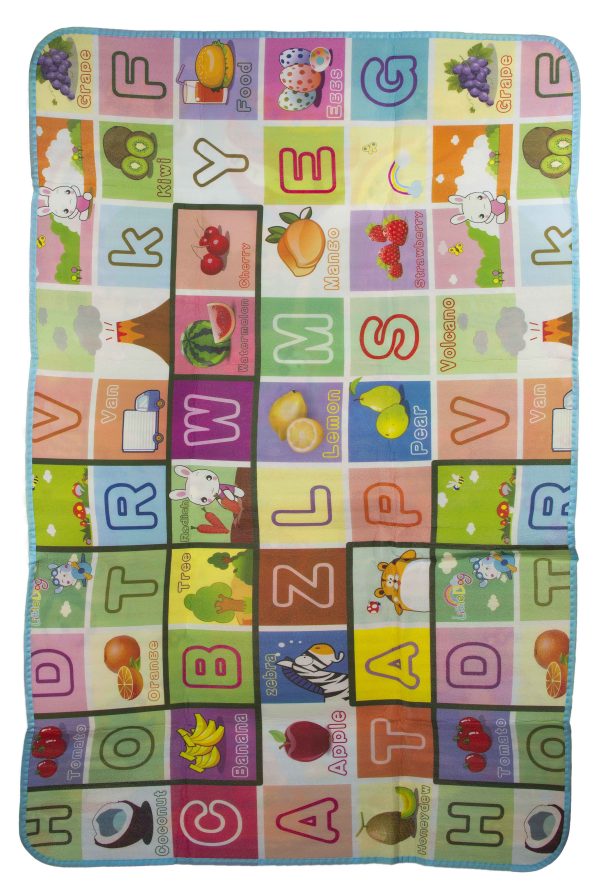 Educational double-sided foam playground mat 180x120cm