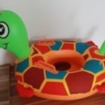 Inflatable dinghy mattress for children turtle
