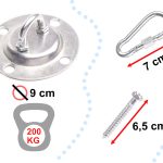 Ceiling fixing hammock swing hook chain 200kg
