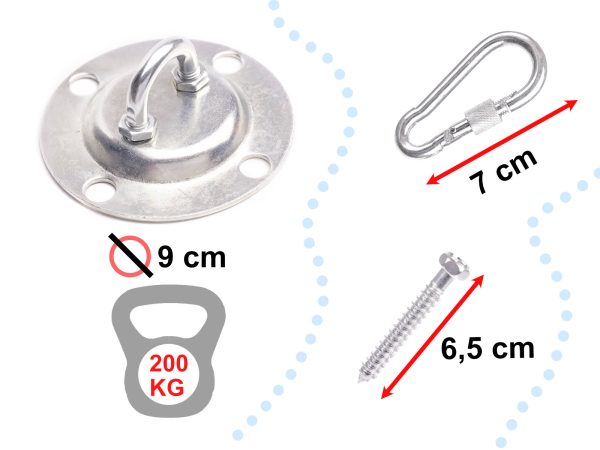 Ceiling fixing hammock swing hook chain 200kg