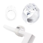 Door handle bumper bumper stop clear