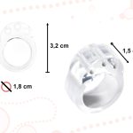 Door handle bumper bumper stop clear