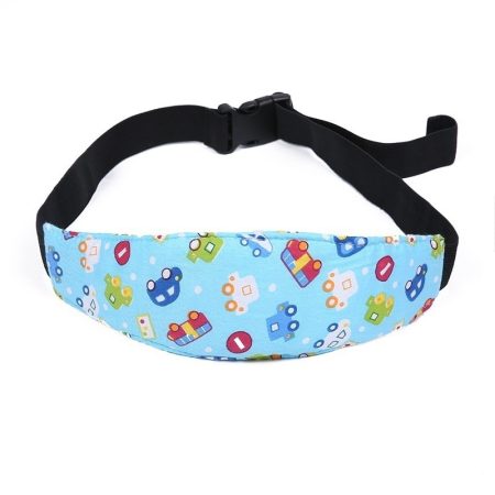 Car seat headband to support the head of the car