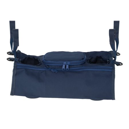 Drinks bottle trolley organiser navy blue