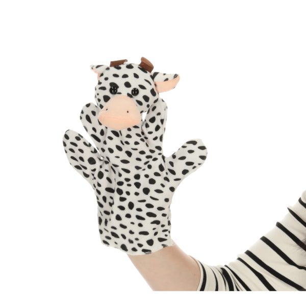 Puppet plush mascot hand puppet cow