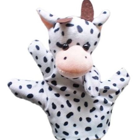 Puppet plush mascot hand puppet cow