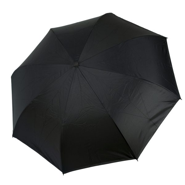 Reversible folding umbrella black
