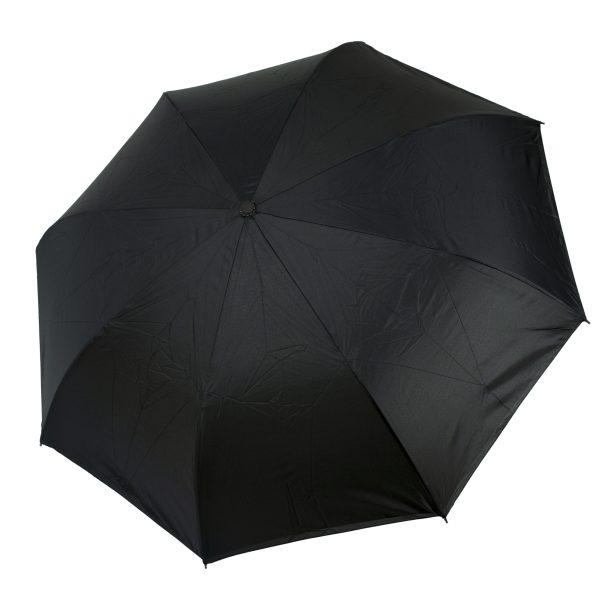 Reversible folding umbrella newspaper