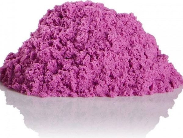 Natūralus kinetinis smėlis 1 kg, purpurinis