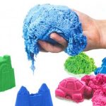 Kinetic sand 1kg in a pouch pink