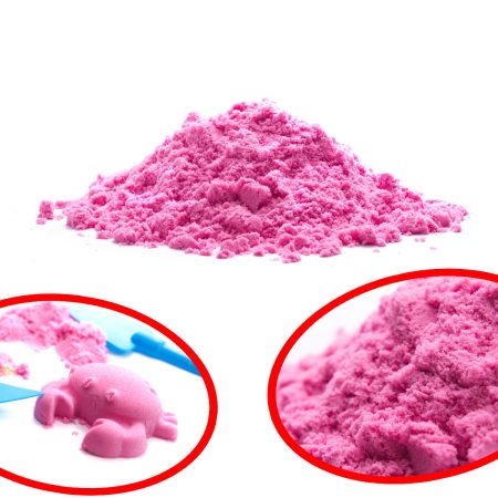 Kinetinis smėlis 1kg rožinis