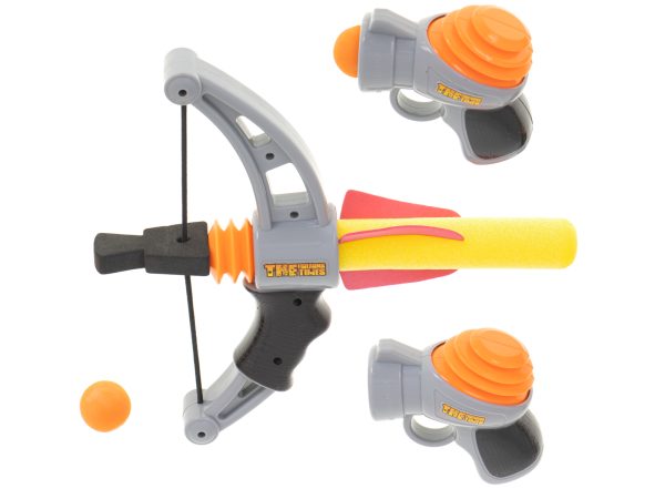 Softball gun + crossbow + balls set of 2 pcs