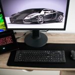 Desk mouse pad 30 x 70 x 0.2 cm