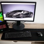 Desk mouse pad 30 x 80 x 0.2 cm