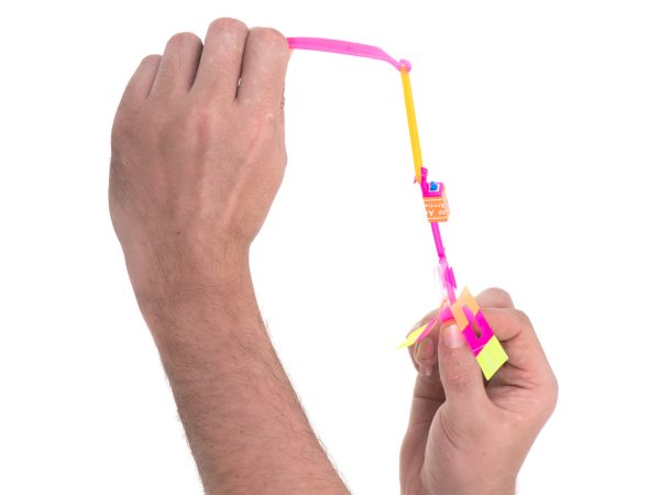 Flying slingshot LED light-up dart model 2
