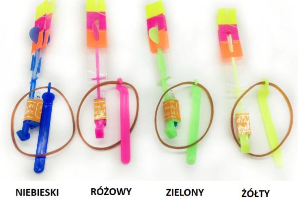 Flying slingshot LED light-up dart model 2