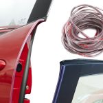 Car door edge bumper profile 5m transparent