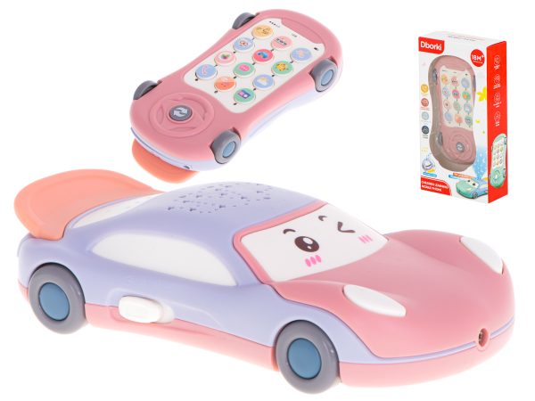 Phone car pink color