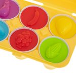 Educational sorter puzzle match shapes fruit eggs 12pcs