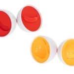 Educational sorter puzzle match shapes fruit eggs 12pcs