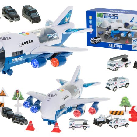 Žaislinis policijos transportinis lėktuvas