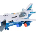 Toy police transport plane