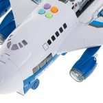 Toy police transport plane