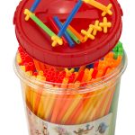 Building straws BOX construction blocks 1000el.