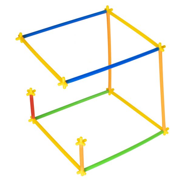 Building straws BOX construction blocks 1000el.